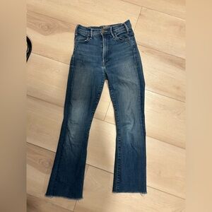 MOTHER the hustler ankle fray Jeans size 24